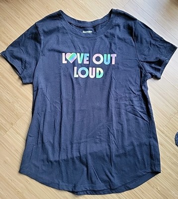 T-Shirt Old Navy ''Love Out Loud'' Gr. S