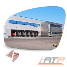 ALKAR Spiegelglas, Außenspiegel Links für SKODA