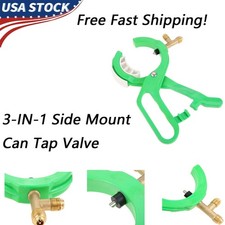 R134A R12 3-in-1 Side Mount Can Tap Valve for Car AC Refrigerant Manifold System