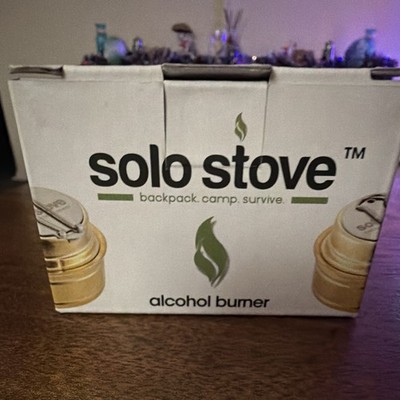 Solo Stove ALCH1 Brass Alcohol Stove 1 Burner Matte Gold Portable Camping