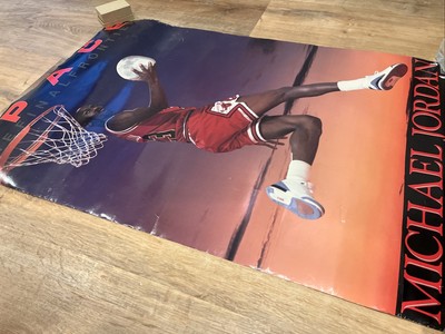 Vintage Michael Jordan SPACE The Final Frontier Poster 90s NBA 23