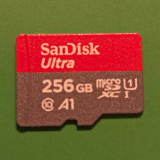 SanDisk Ultra 256GB microSDXC UHS-I U1 High Capacity Memory Card SDSQUAR