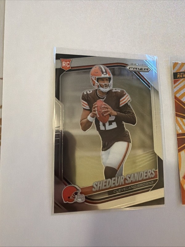 Shedeur Sanders 2 Rookie Card Lot Prizm And Rookies And Stars Browns Cleveland