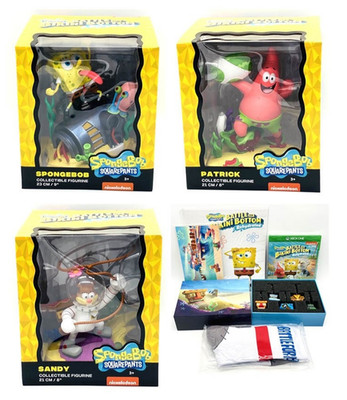 Figur Spongebob Patrick Sandy Battle Bikini Bottom Rehydrated FUN Edition NEU
