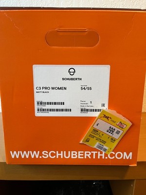 Schuberth Helm C3 PRO WOMEN MATT BLACK GR. 54/55