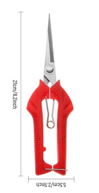 Garden Pruning Shears Plant Flower Scissors Trim Tree Snips Branch Secateur Tool