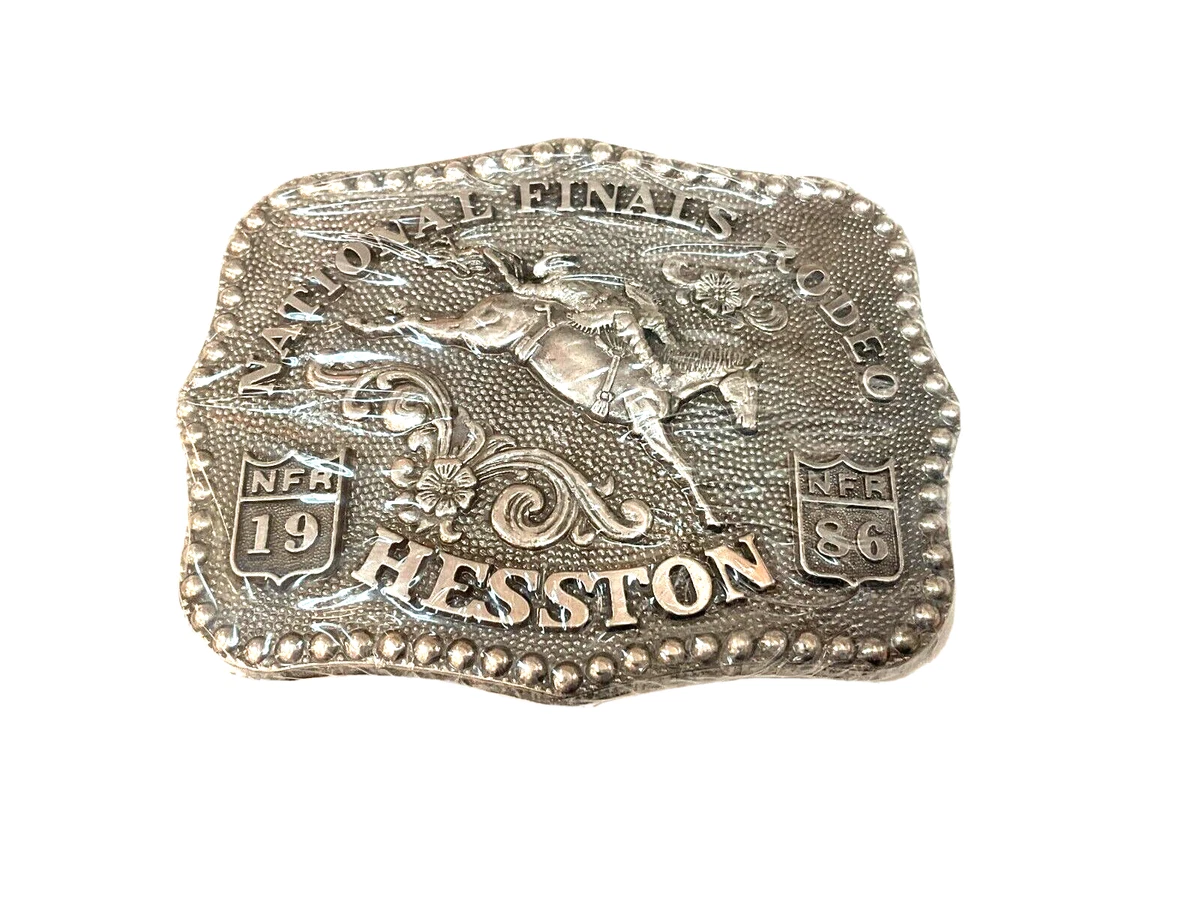 Prca Nfr Buckle Montana Silversmiths Nfr 2023 Hesston Gold Silver