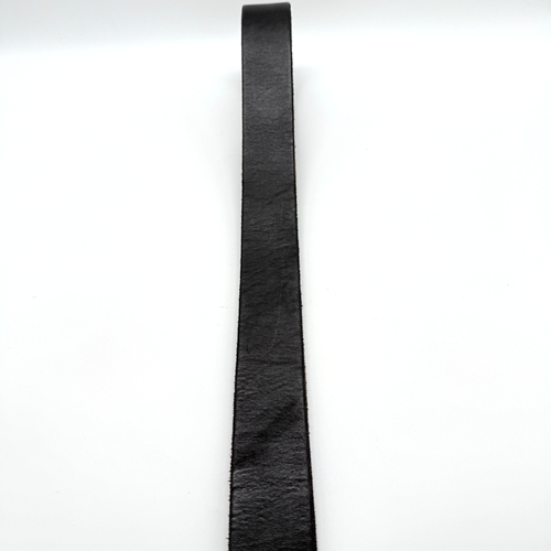 Ceinture homme western cuir fait main taille 36" Amish boucle argentée marron largeur 1,5" - Photo 5/10