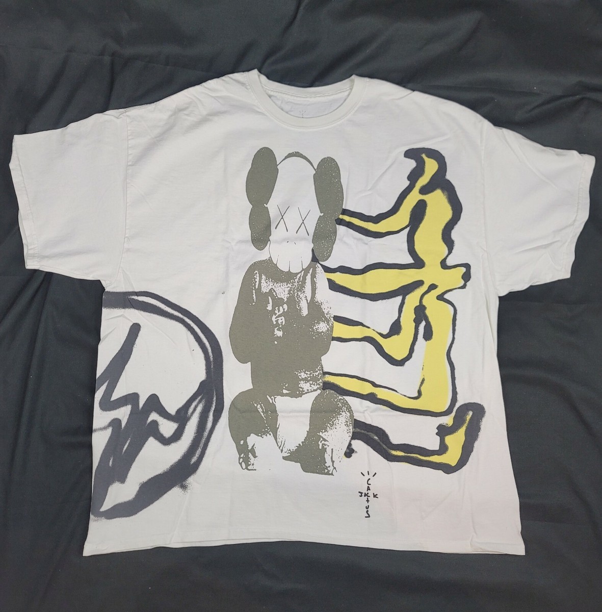 Travis Scott Cactus Jack x Kaws For Fragment Tee Extra Large (XL 