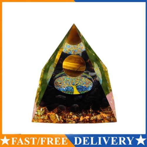 Healing Crystals Energy Stone Pyramid Sculpture Resin (Ball 5cm) - Picture 1 of 9