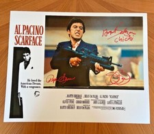 *SCARFACE* signed 16x20 photo *STEVEN BAUER, ANGEL SALAZAR, PEPE SERNA* PROOF 4