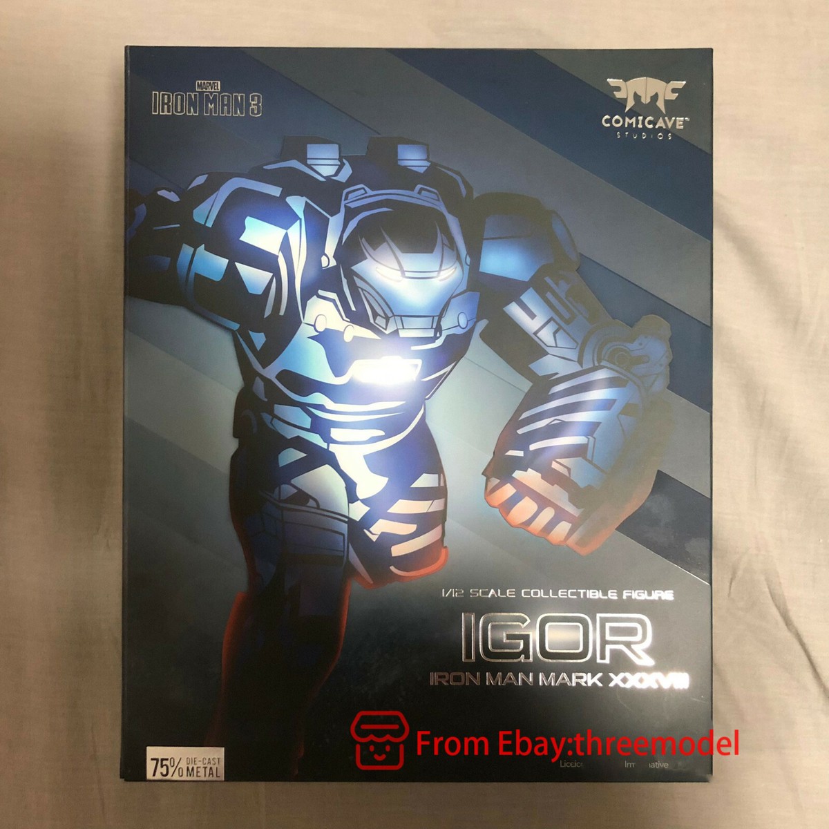 アイアンマン comicave コミケイブ マーク38 イゴール Comicave 1/12 Scale Iron Man Mark 38 MK38 IGOR Action Figure