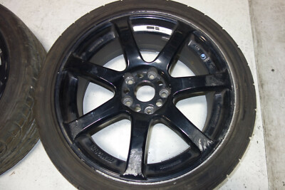 JDM Work emotion XT7 Rims Wheels Tires 5x114.3 18x7.5 +48 Offset