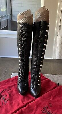 Christian Louboutin Alta Fifre Corset boots & Giuseppe Christian Louboutin Alta Fifre Corset boots & Giuseppe