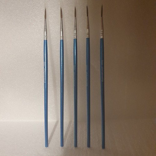5 x Artist Fine Paint Brush 000 - Brand New - Model / Art / Craft Brushes