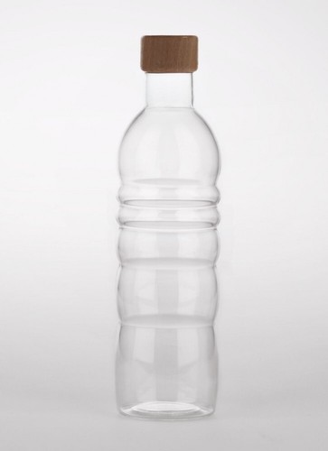 Trinkflasche Lagoena 0,5l mit Blume des Lebens in weiß  - Bild 3 von 3