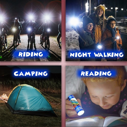 Kids Licensed Disney Cartoons Aluminium 9 LED Torch Light Boys Xmas Gift 8.7cm - Picture 40 of 302