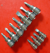 NEW CRAFTSMAN 11pc 1/4 & 3/8 Phillips Flat Ti...