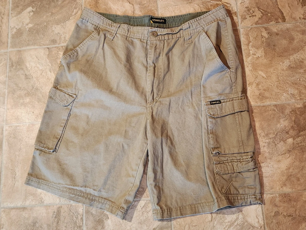 Men's Stanley Tan Cargo Shorts Size 40