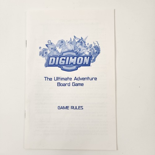 Digimon Ultimate Adventure Board Game Fox Kids TV Show Digital Monsters 2000 - Picture 15 of 22