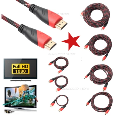 CAVO HDMI TV SKY FULL HD VIDEO 1,5/3/5/10/15/20/30metri PS4 XBOX ONE SWITCH