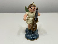 Erzgebirge collector figurine angel Hubrig 6.8 cm. Excellent Condition