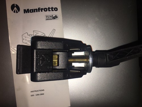 Manfrotto Bogen #2915 super clamp without stud 035 load 15kg made in Italy - Picture 3 of 14