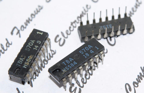 Circuit Intégré TBA570A - Récepteur Radio AM/FM, Vintage, Pour Réparation Ou Projets Audio