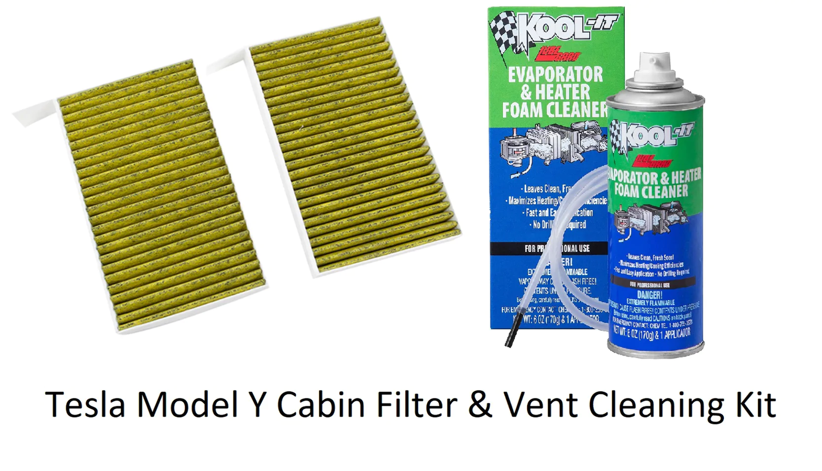 Tesla Model Y Interior Vent & Cabin Filter Cleaning Kit, 2020-2024-image