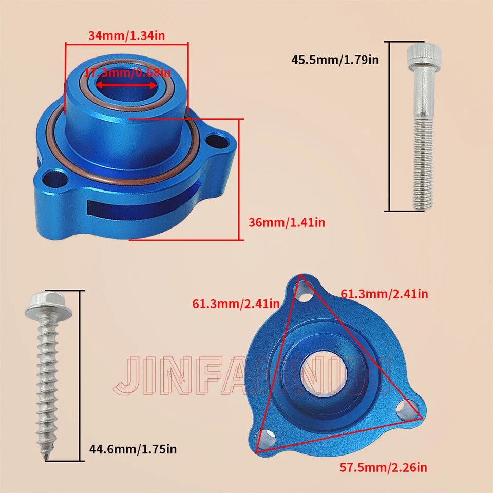 Adaptador de válvula de soplado BOV para Ford Ranger & Explorer ST Ecoboost Turbo 2019-22  Foto 3 de 4