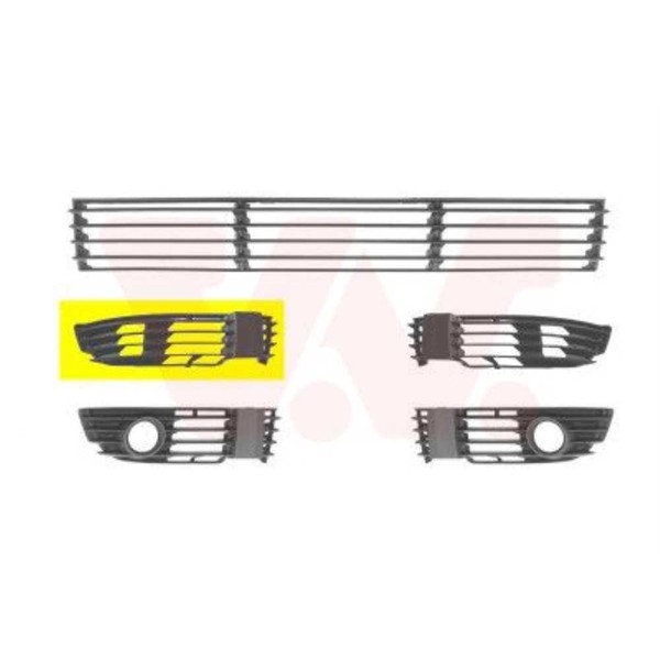VAN Wezel LüFtungsgitter StoßFäNger Vorne Rechts FüR VW Passat Variant 5837592-image