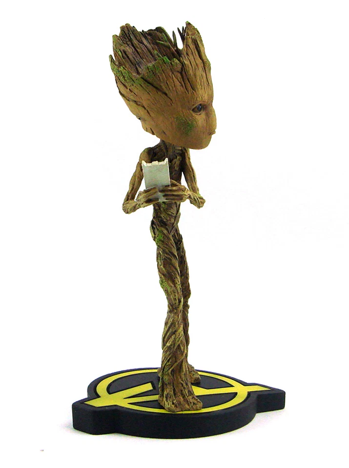 Neca Groot Head Knocker Resin Statue Avengers Infinity War Bobblehead Marvel New - Image 4 of 4