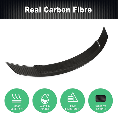 Für Mercedes C238 E450 E500 E53 Coupe 2017-2021 Carbon Heckspoiler Spoiler Lippe - Bild 7 von 13