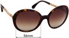 SFx Replacement Sunglass Lenses Fits Chanel 5353 - 56mm Wide