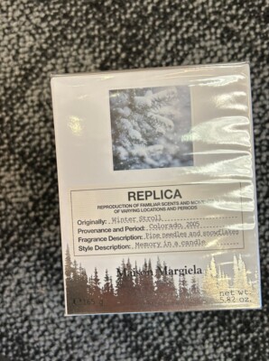 Maison Margiela Replica Winter Stroll Candle 5.82oz. New