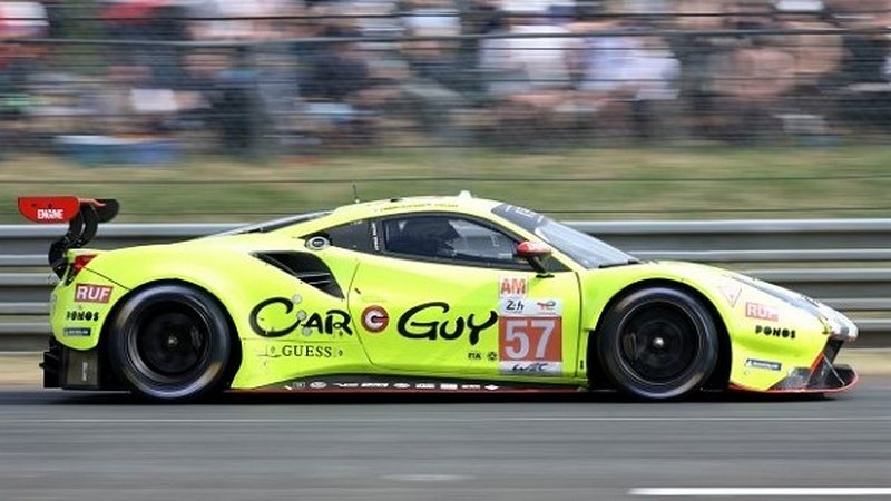 Ferrari 488 GTE Evo Le Mans 2023 Kimura Huffaker-Serra 1:43 LOOKSMART LSLM165