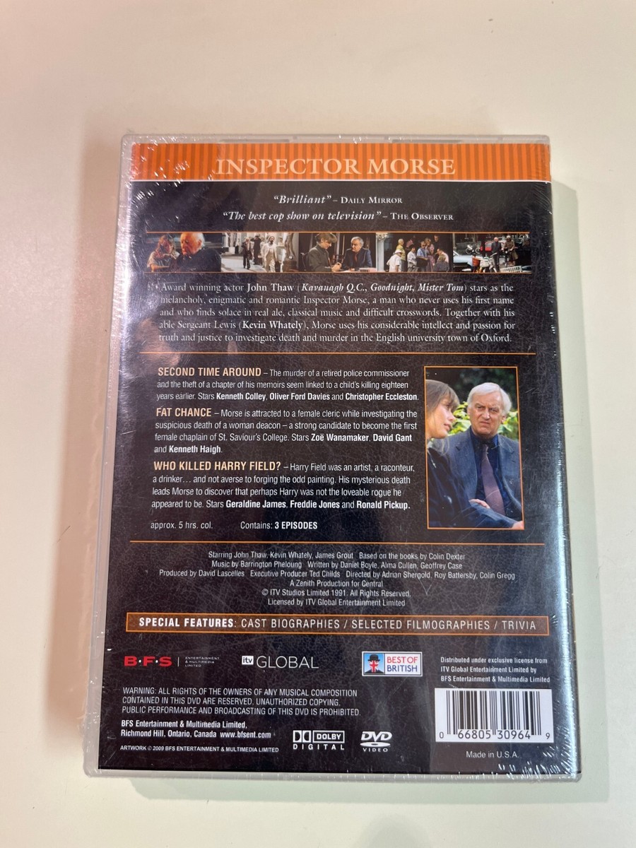 その他 Inspector Morse Set Six: Fat Chance [DVD] Inspector Morse: Set Six - Fat Chance (DVD, 2011, 3-Disc Set