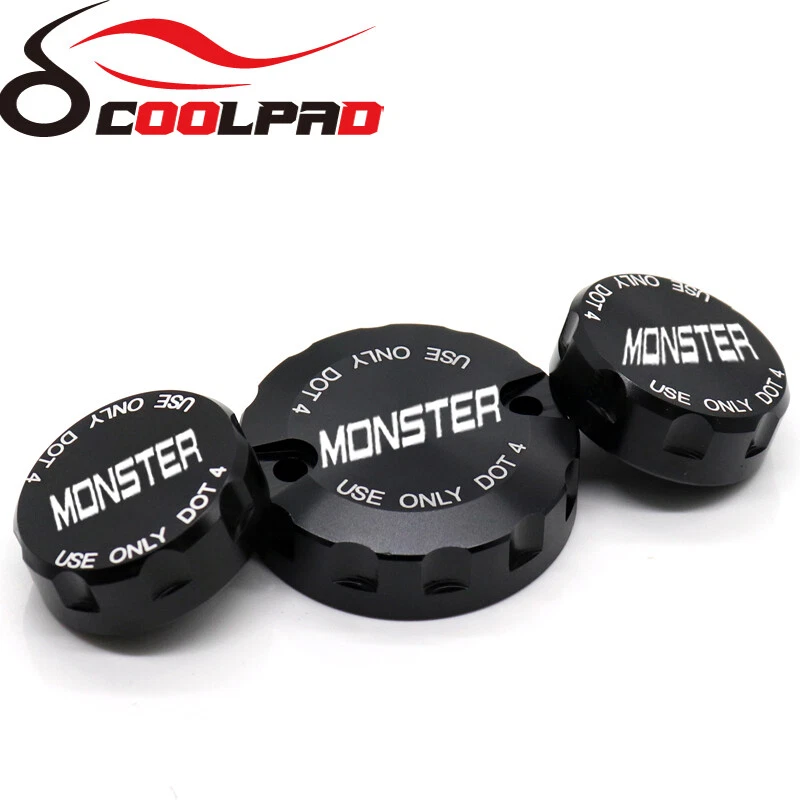 Cubierta de depósito de líquido de embrague de freno delantero trasero para DUCATI Monster 1100/1200 S/R Foto 3 de 4