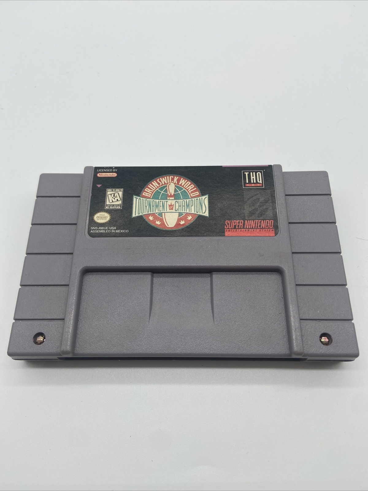 Brunswick World Tournament of Champions (Super Nintendo SNES) Cart Only