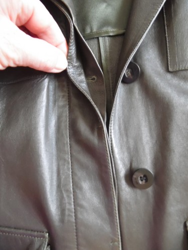 GUCCI Damen Blazer echt leder , Gr dt 36 dunkel grün. - Bild 7 von 16