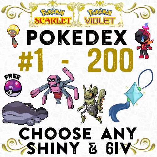 Pokemon Scarlet and Violet  Shiny Pokemon List (Shiny Pokedex