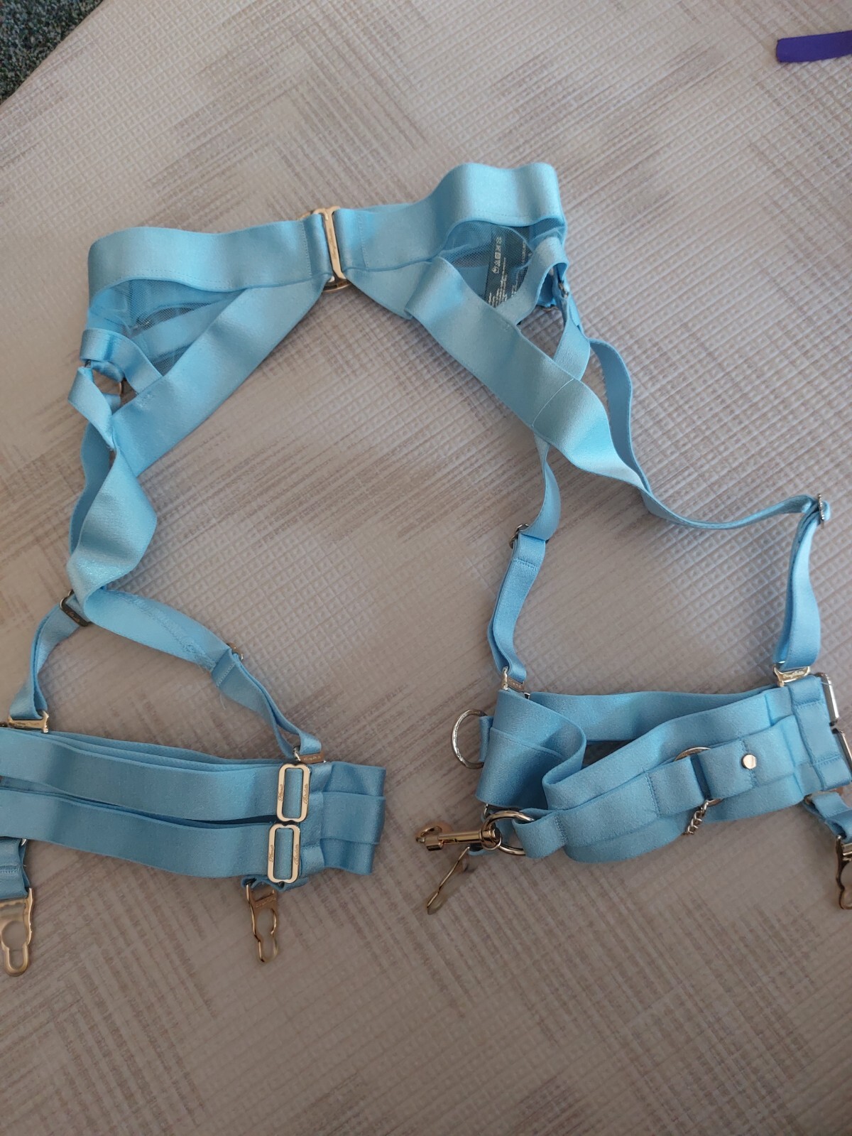 HONEY BIRDETTE KUKURO BABY BLUE SUSPENDER BELT SZ S SMALL eBay