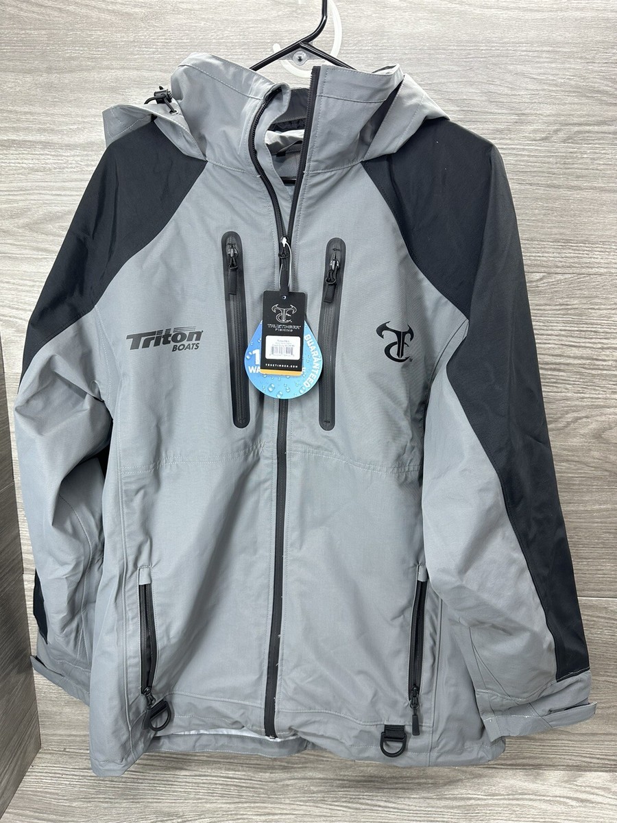 Men Truetimber Wave Tamer Triton Boats Fishing Parka Hooded Jacket