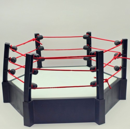 Anello a sei lati TNA IMPACT con action figure Gail Kim AJ Styles Shark Boy - Foto 3 di 19