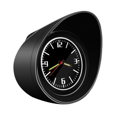 Car Dashboard Luminous Pointer Clock Decor Backlight Black Shell Large Screen