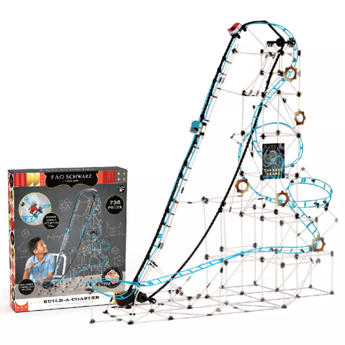 Fao Schwarz Motorized Train Set w/ Real Lights & Sounds 34-Piece
