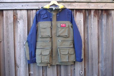 NWT Polo Ralph Lauren Hi Tech Waterproof Anorak olive green size 