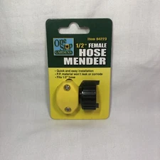 NEW One Stop Gardens 1/2" FEMALE HOSE MENDER Water hose Repair Mender Coupler