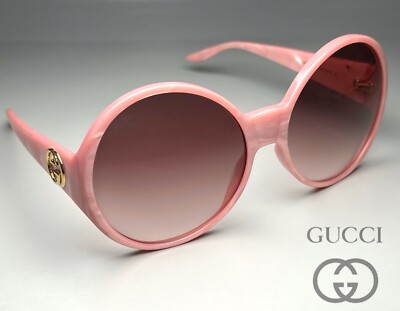【超美品】GUCCI ピンク ラメ サングラス GUCCI - グッチgucciレディース透明クリスタル女性サングラス