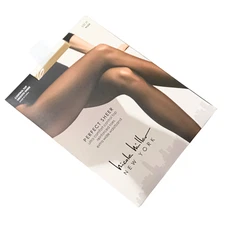 Nicole Miller Sheer Pantyhose Nude EF Ultra Comfort Control Top Wide Waistband